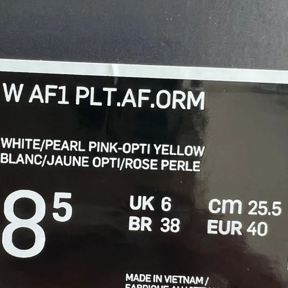 NWT Nike Air Force 1Platform Women’s Shoes - Picture 9 of 9